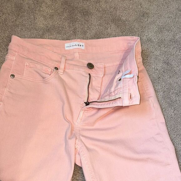 LOFT Modern Skinny Crop Slim Pockets Jeans Size 2 - Picture 2 of 11